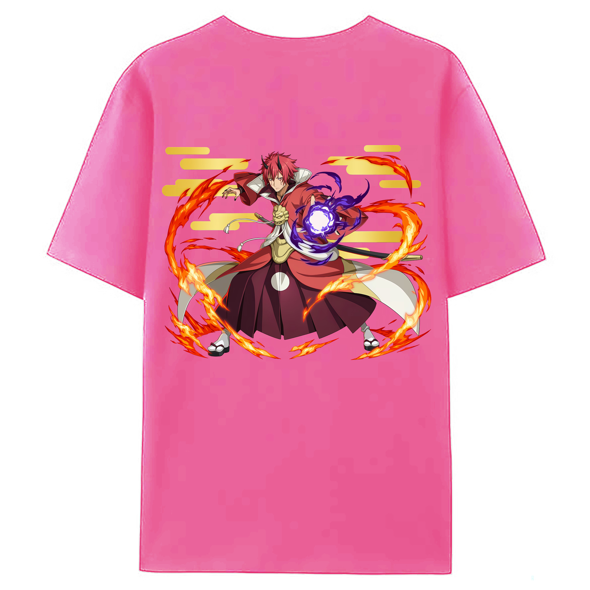 （画像用） 転スラ Regarding Reincarnated to Slime レディース半袖Tシャツ(バックプリント)